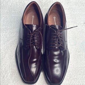 Rockport Men's Dark Brown Leather Oxfords